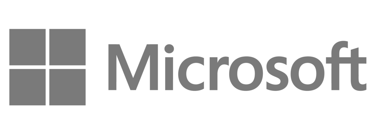 grey microsoft logo